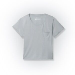 Ibex Women's Paradox Pocket Short Sleeve Tee grey Size Medium New With‎ Tags